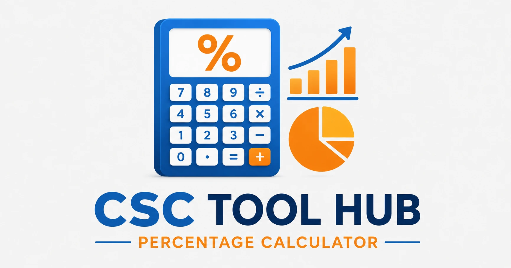 CSC Tool Hub percentage calculator logo – free online math tool